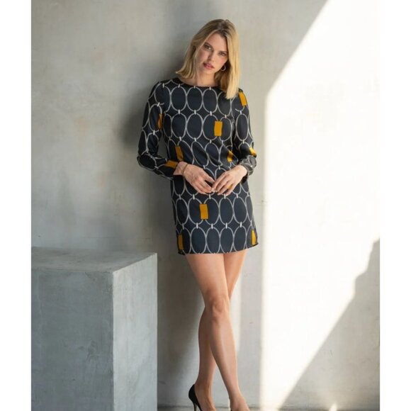Lavender Brown Kori Mini Dress - Picture 1 of 10